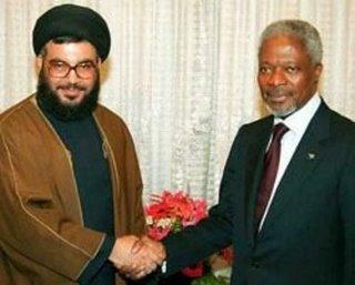 Los secretarios generales de Hizbollah y la ONU